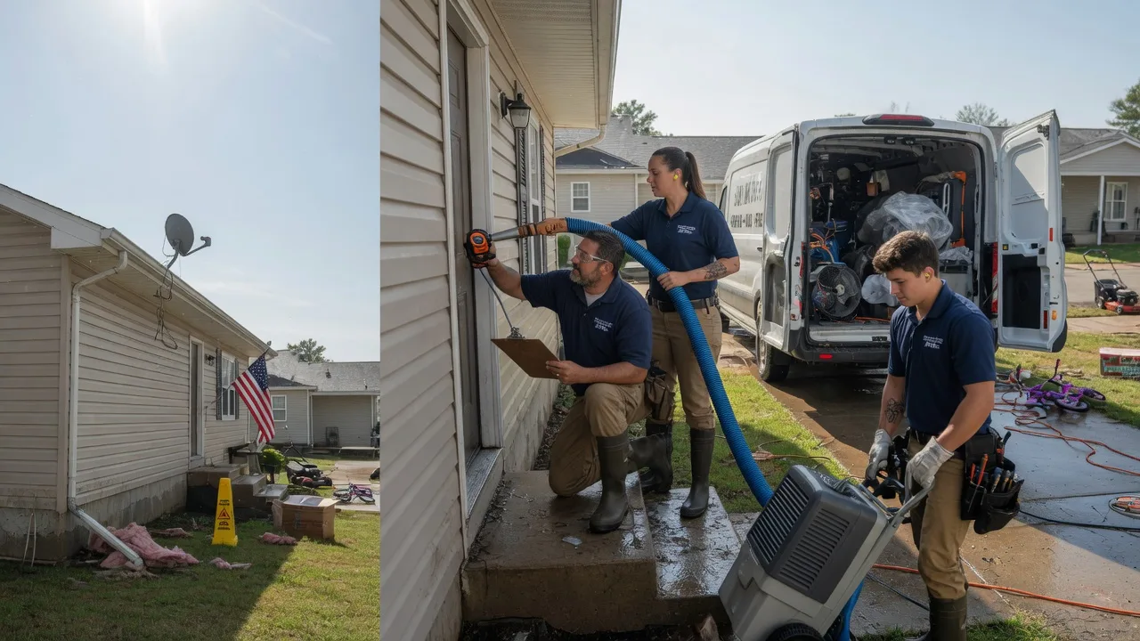 Ceiling Water Damage Restoration in Hewitt, WI near me